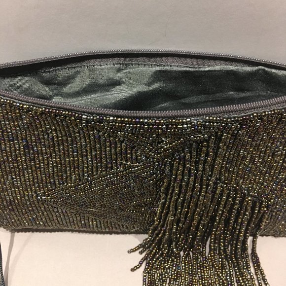 GRAY BEADED PHONE BAG - Picture 5 of 14